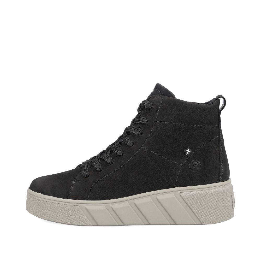 Rieker Schuhe | EVOLUTION Damen Sneaker High urban black