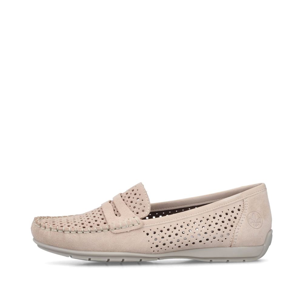 Rieker Schuhe | Damen Loafer zartrosa