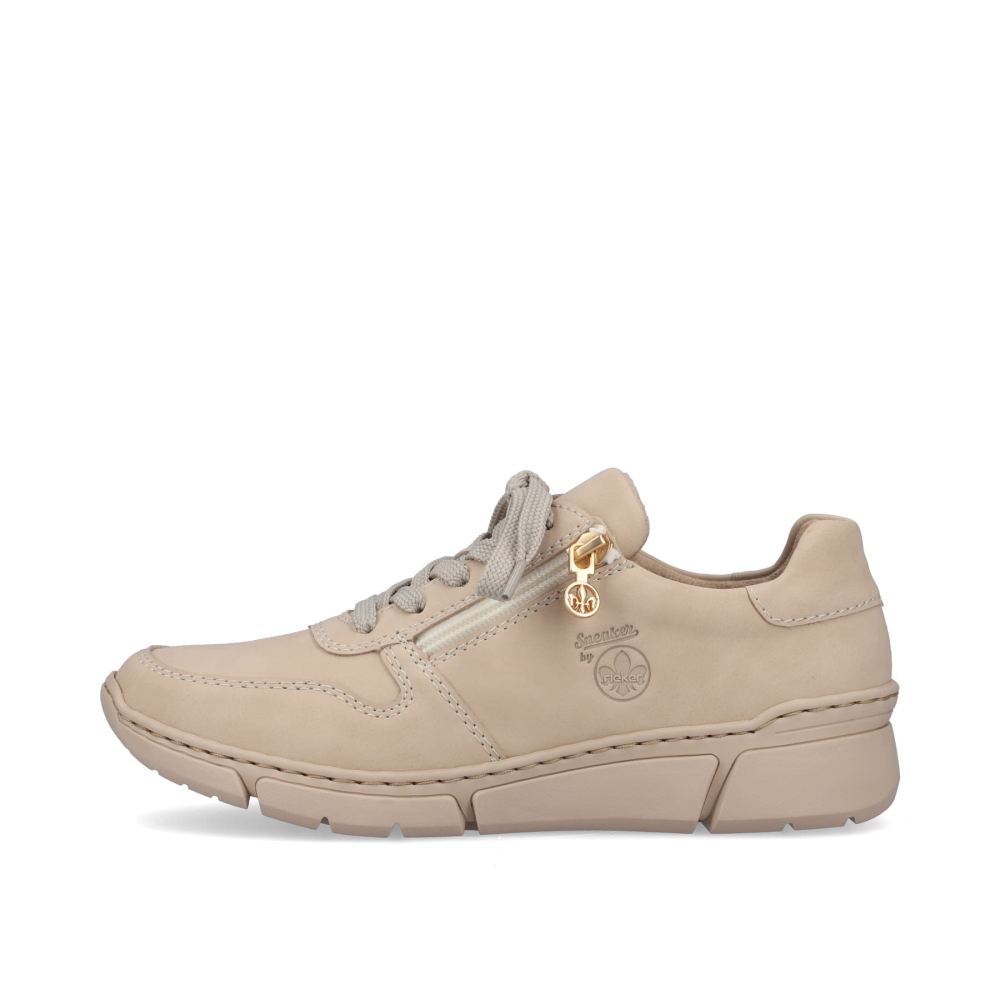 Rieker Schuhe | Damen Sneaker Low cremebeige