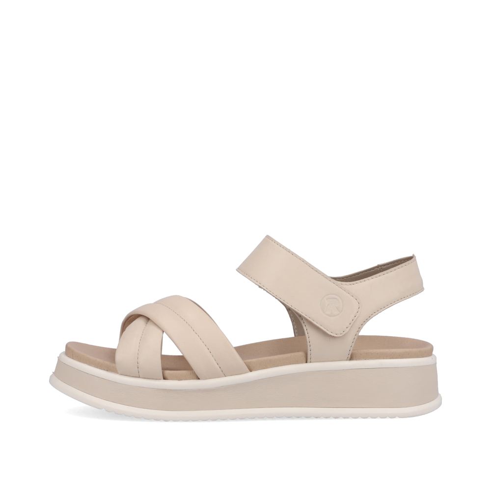 Rieker Schuhe | EVOLUTION Damen Riemchensandalen creme beige