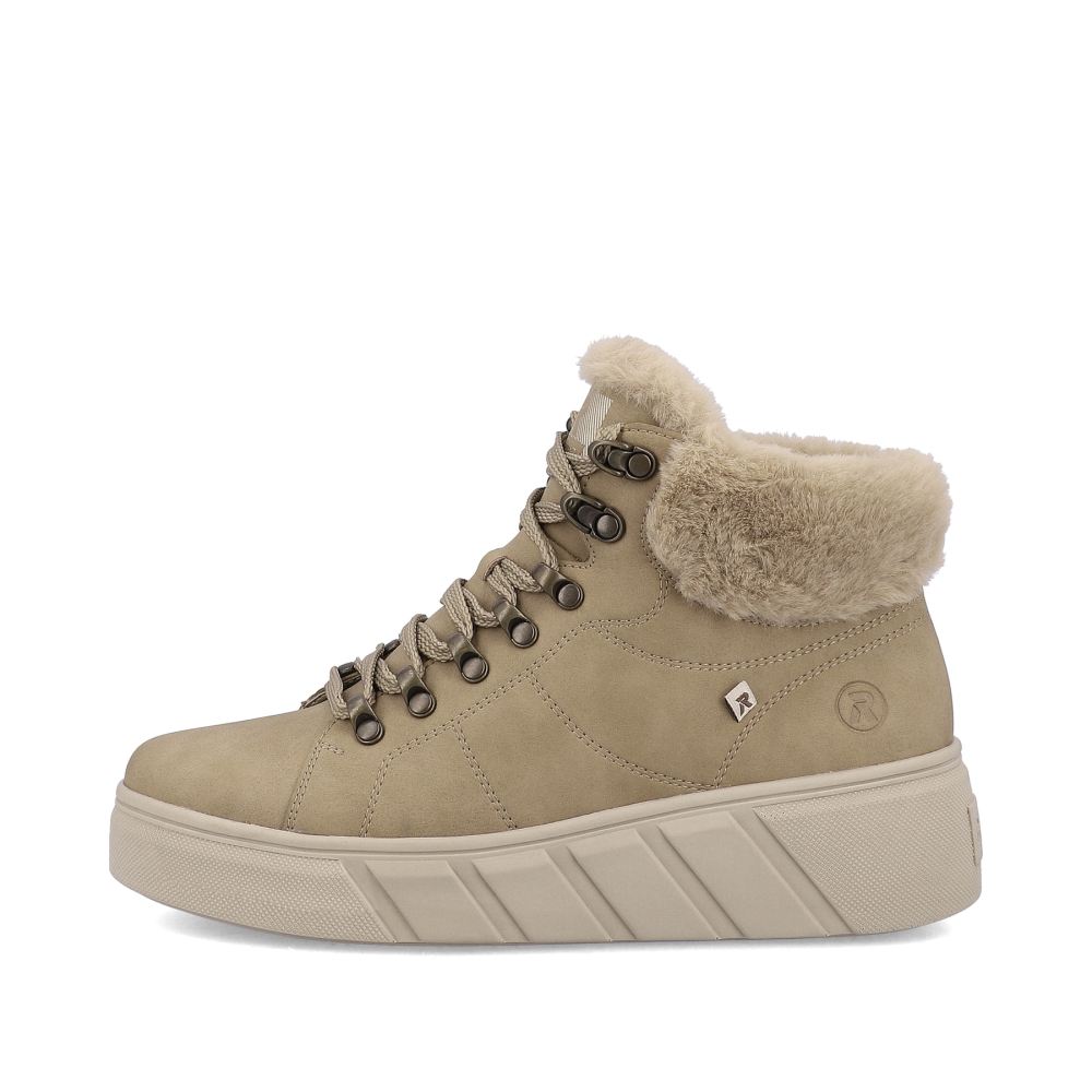 Rieker Schuhe | EVOLUTION Damen Sneaker High clay beige