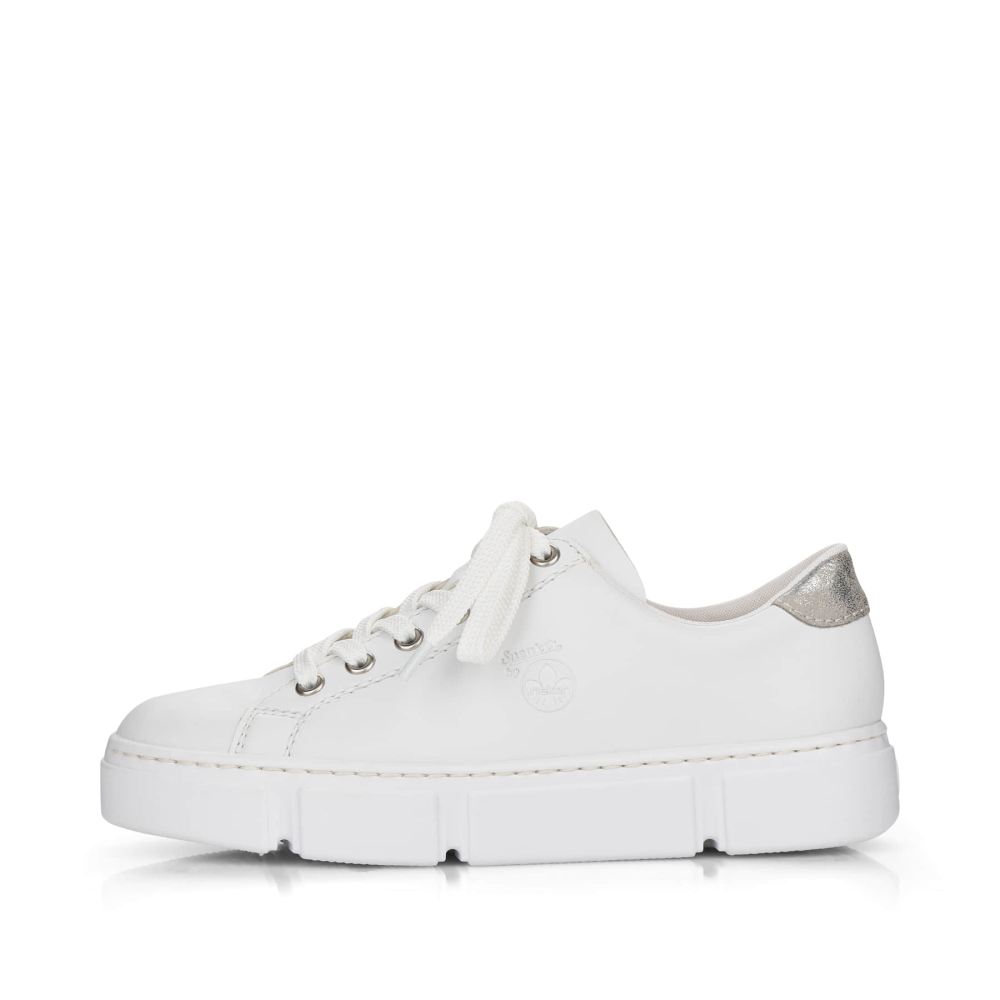 Rieker Schuhe | Damen Sneaker Low reinweiss