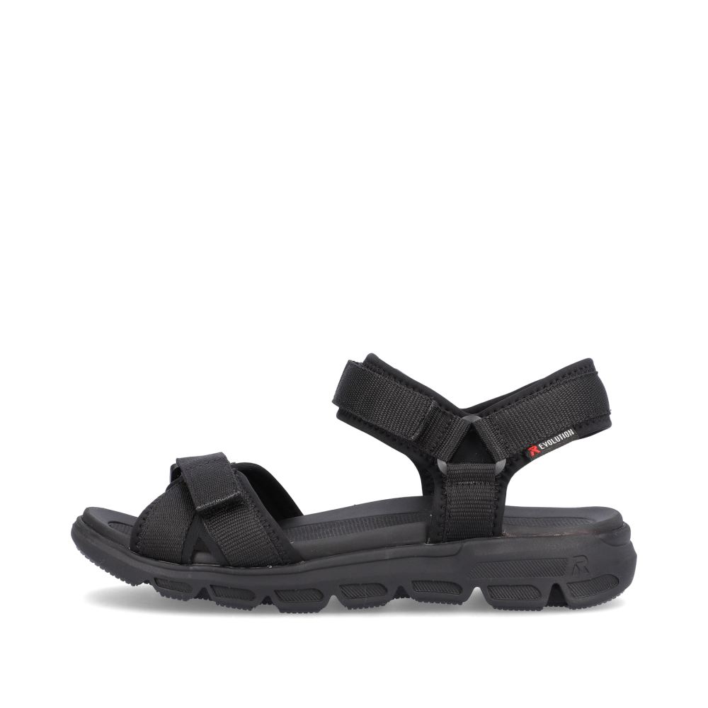 Rieker Schuhe | EVOLUTION Damen Trekkingsandalen deep black