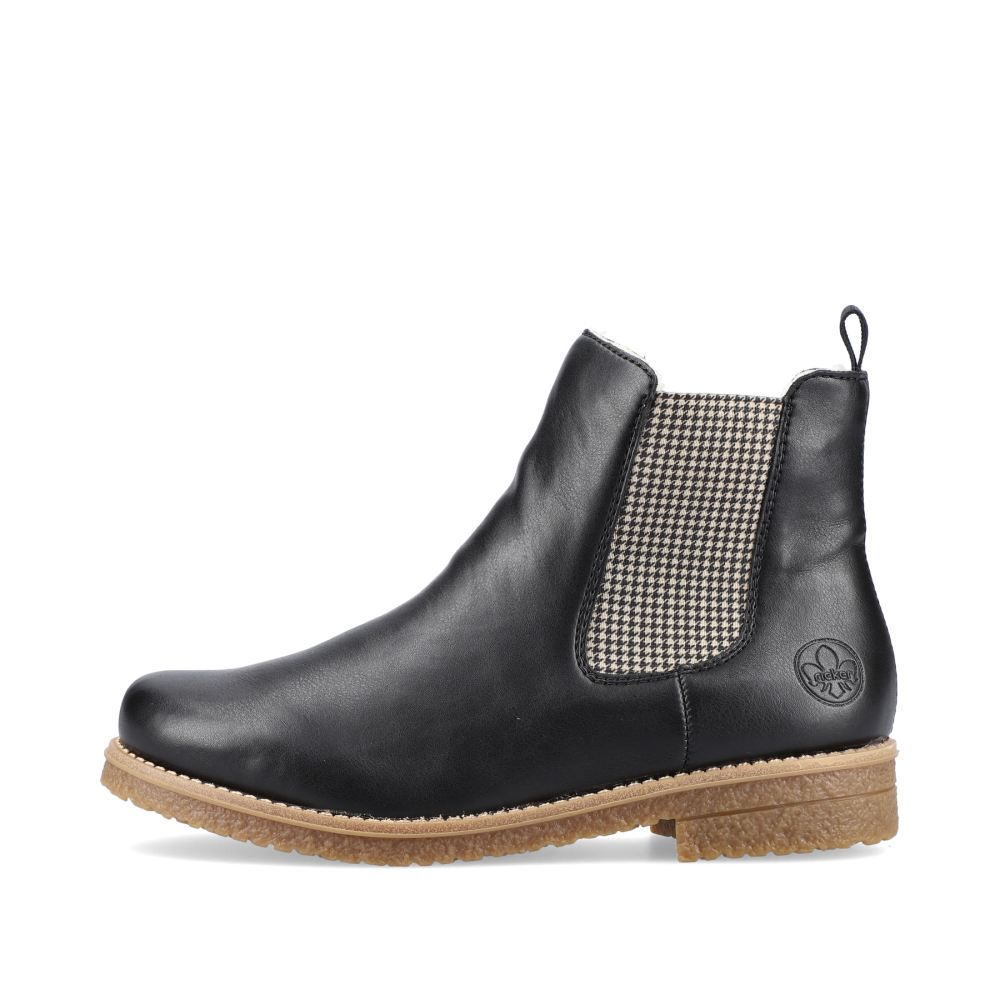 Rieker Schuhe | Damen Chelsea Boots tiefschwarz