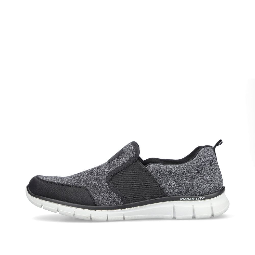 Rieker Schuhe | Herren Slipper mondgrau