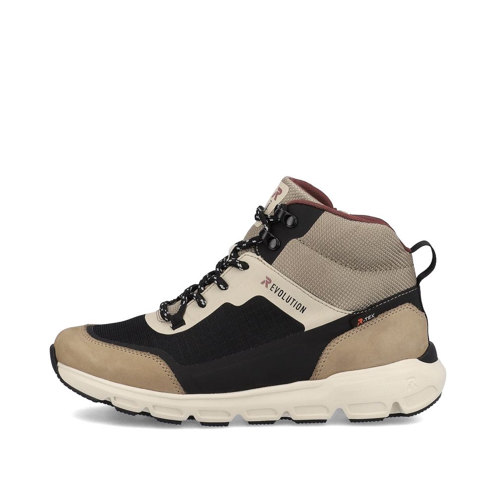 Rieker Schuhe | EVOLUTION Damen Sneaker High hazel-wood black