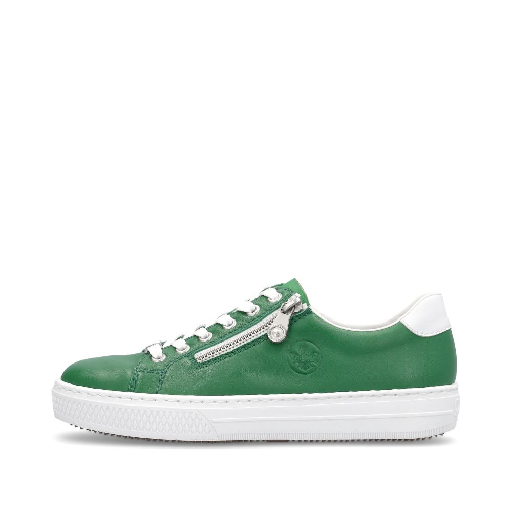 Rieker Schuhe | Damen Sneaker Low grasgrun