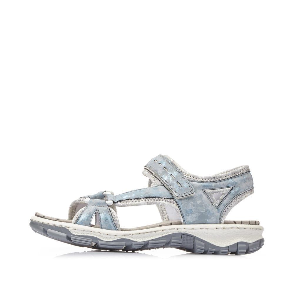 Rieker Schuhe | Damen Trekkingsandalen himmelblau