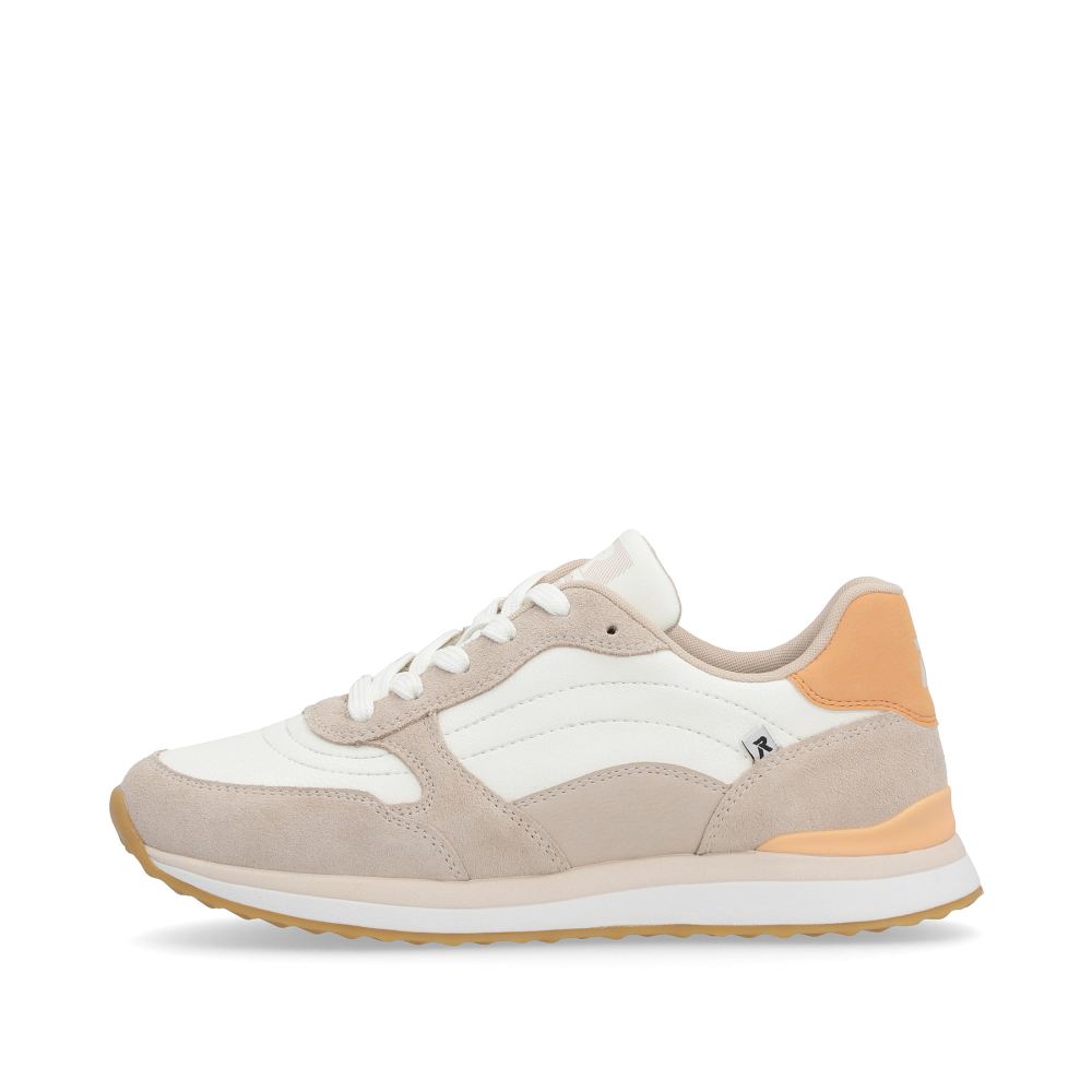 Rieker Schuhe | EVOLUTION Damen Sneaker Low clay-beige apricot