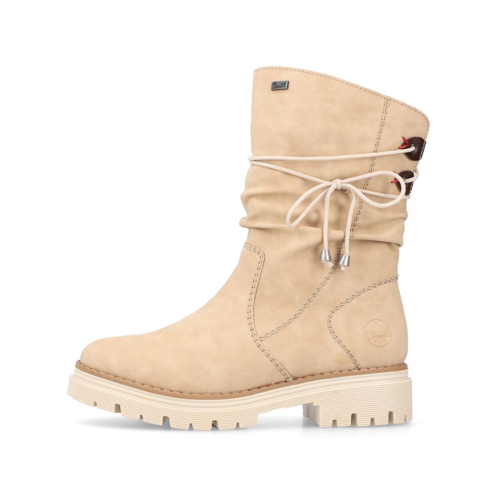 Rieker Schuhe | Damen Kurzstiefel braunbeige