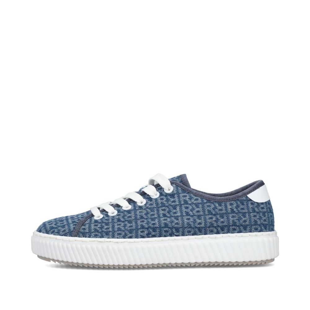 Rieker Schuhe | Damen Sneaker Low schieferblau