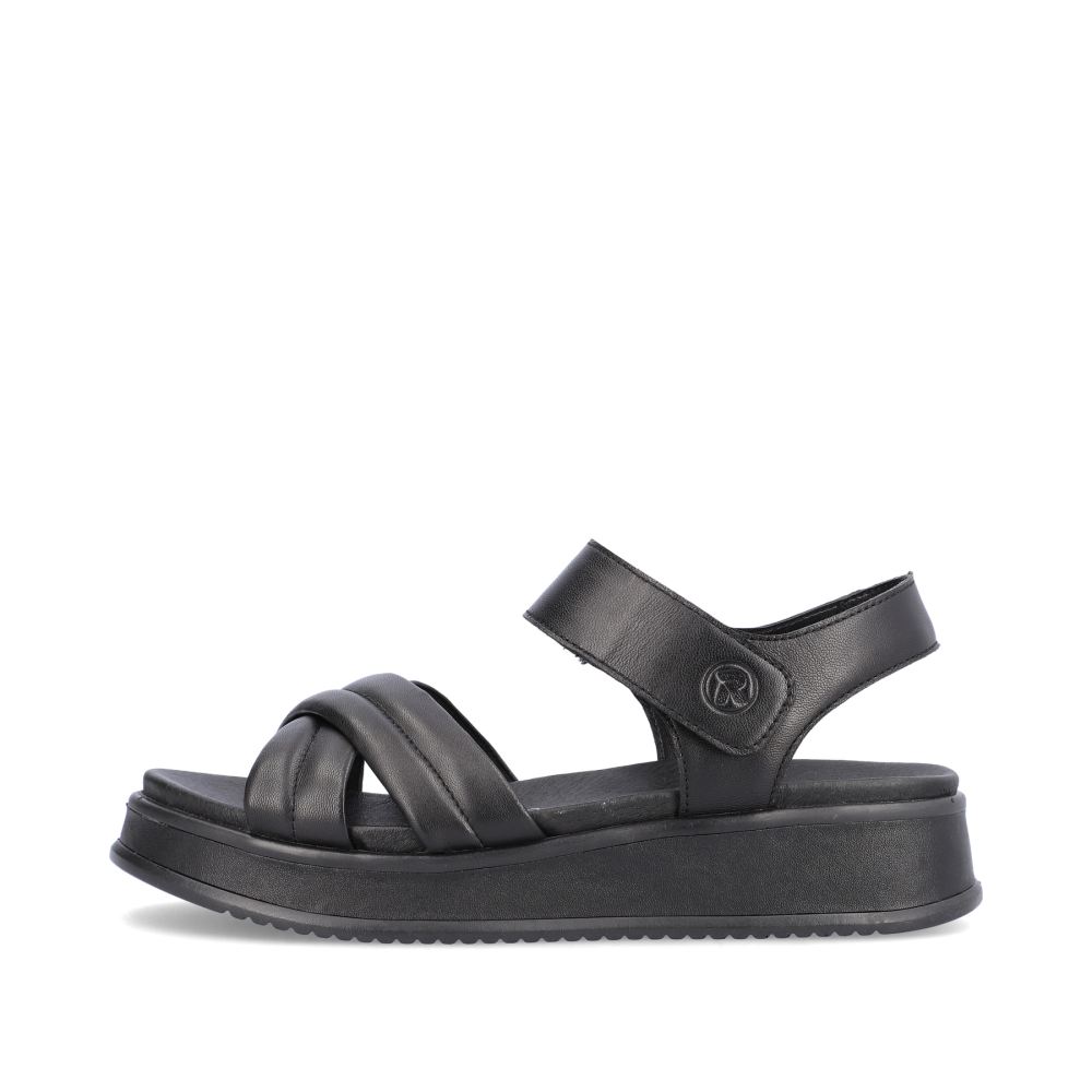 Rieker Schuhe | EVOLUTION Damen Riemchensandalen midnight black