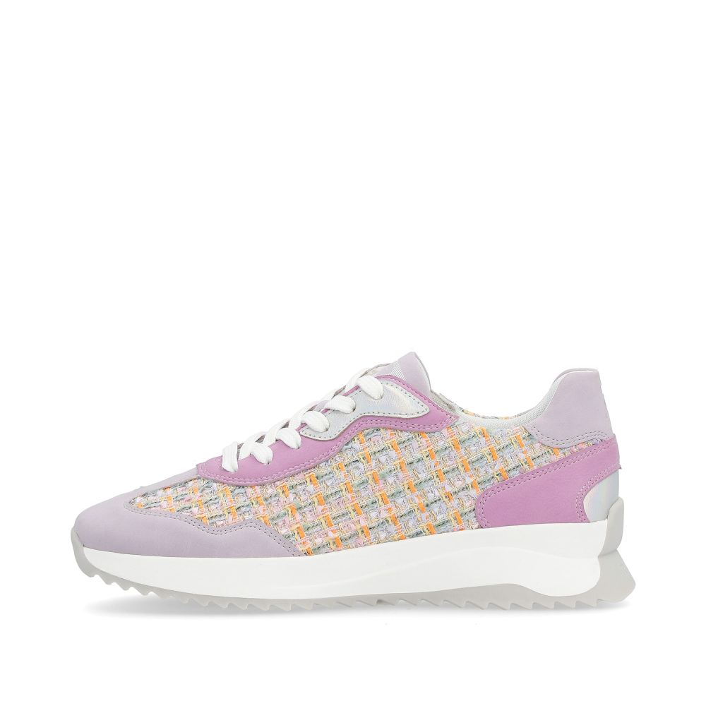 Rieker Schuhe | EVOLUTION Damen Sneaker Low lavender multi