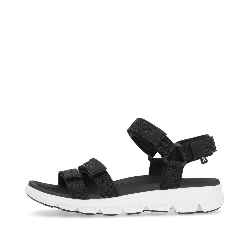 Rieker Schuhe | EVOLUTION Damen Trekkingsandalen deep black