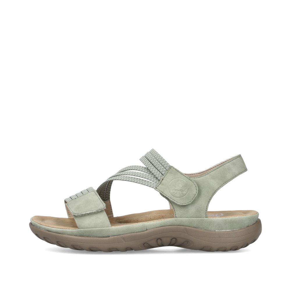 Rieker Schuhe | Damen Riemchensandalen mintgrun