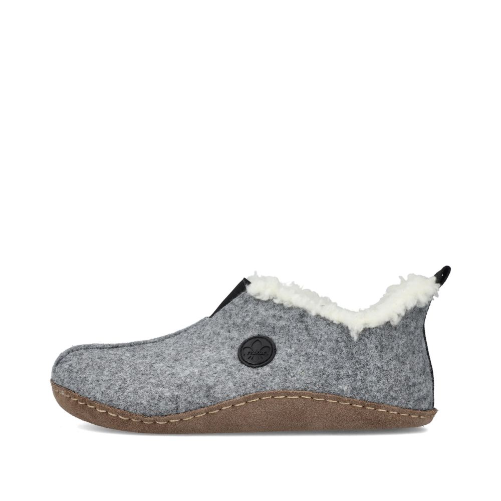 Rieker Schuhe | Damen Clogs granitgrau