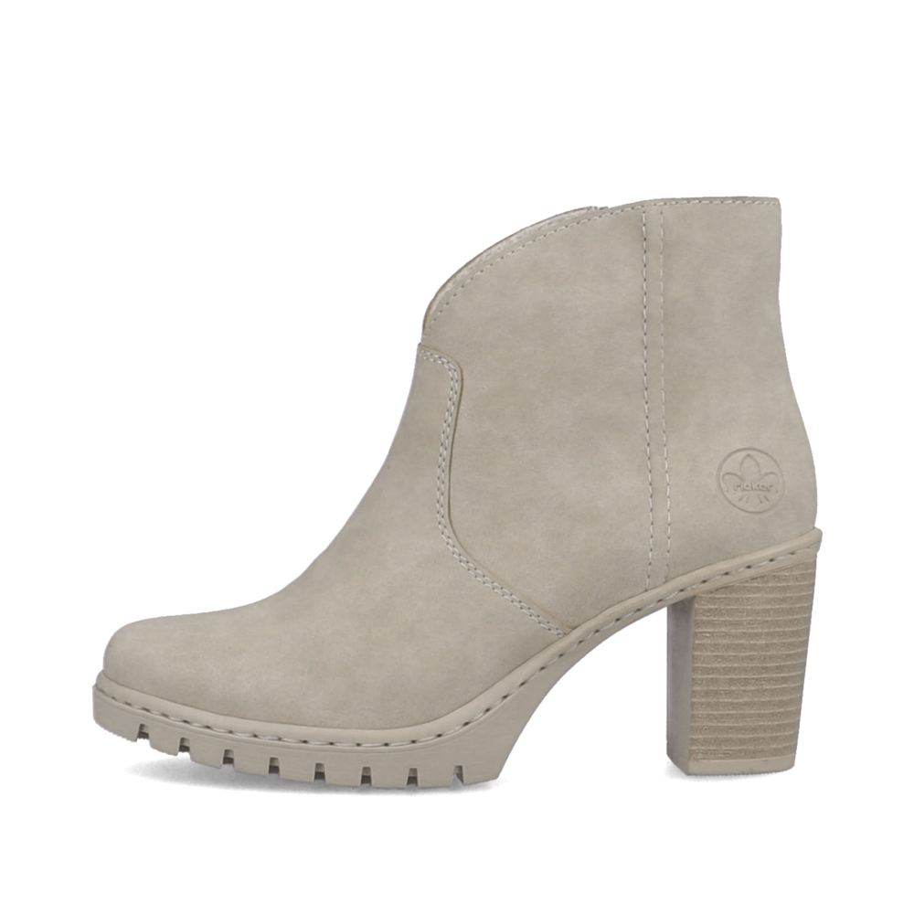 Rieker Schuhe | Damen Stiefeletten sandbeige